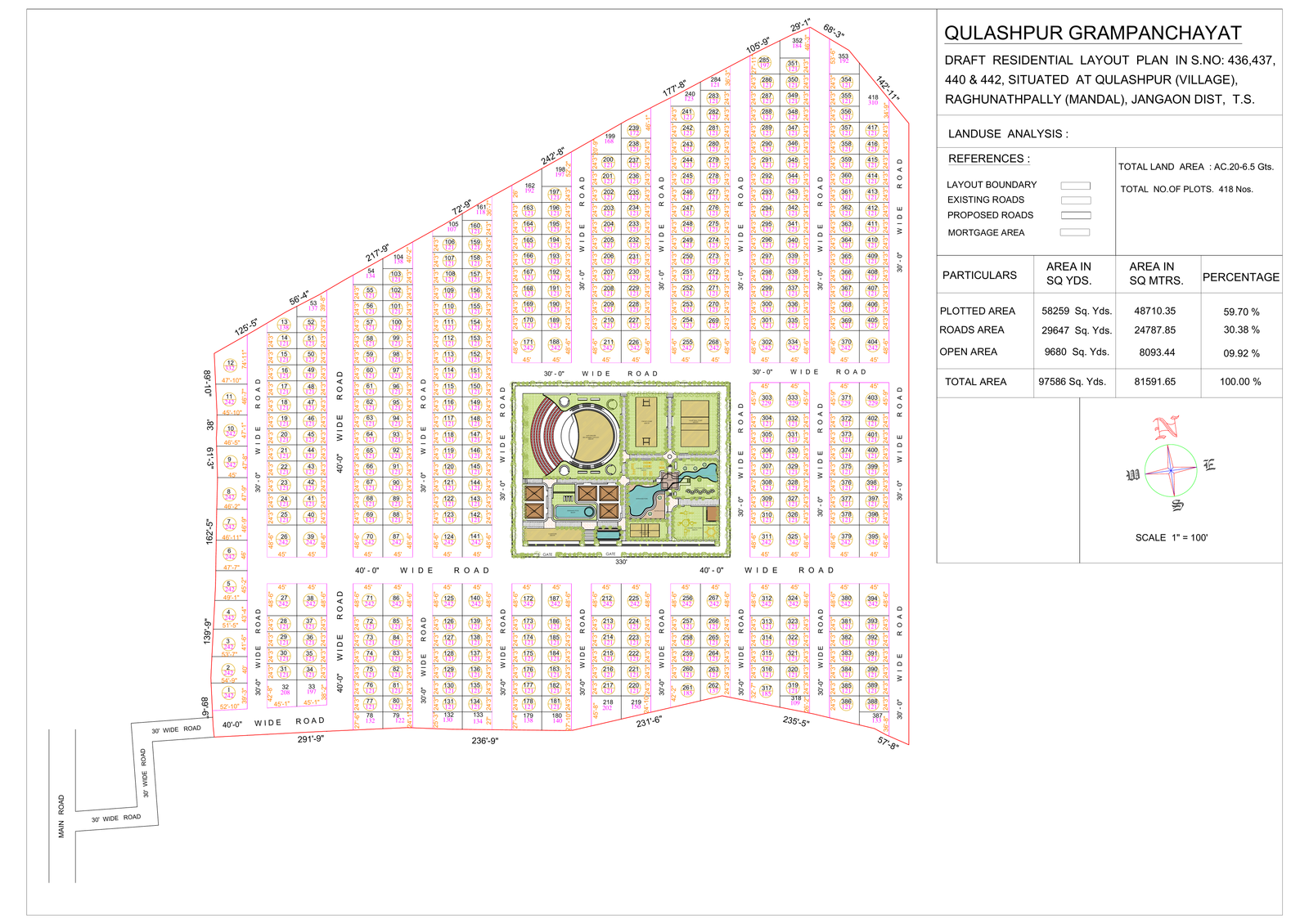 Marigadi Resort Layout